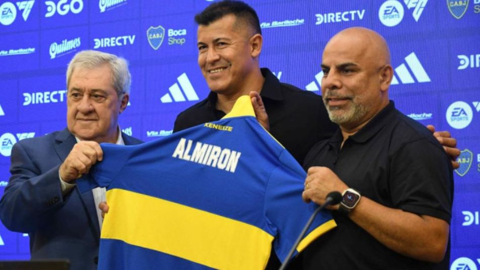 Boca: Jorge Almirón fue presentado y dirigió su primer entrenamiento
