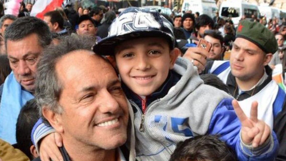 Scioli en campaña: «Por experiencia y trayectoria, Cristina me votaría a mí»