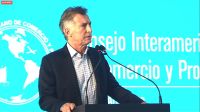 Mauricio Macri en el almuerzo del Cicyp