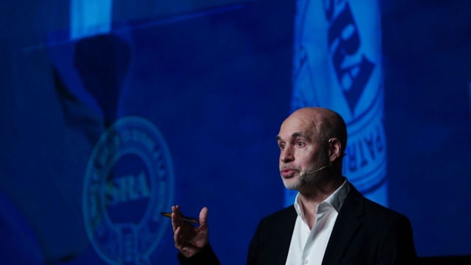 Horacio Rodríguez Larreta en el evento de la Sociedad Rural Argentina