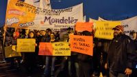 20230413 Protesta en la Autopista Panamericana de trabajadores de Mondelez.