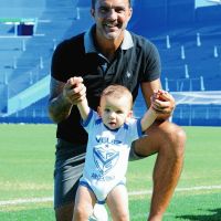 Luca Cubero dio sus primeros pasos y caminó en la cancha de Vélez