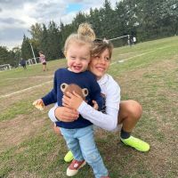 Ana García Moritán fue a la cancha para alentar a Beltrán y Benicio Vicuña