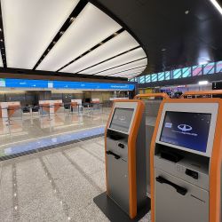 El interior de la nueva terminal de Ezeiza.