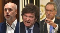 Horacio Rodríguez Larreta, Javier Milei, Daniel Scioli