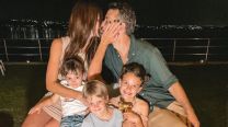 Paula Chaves y su familia