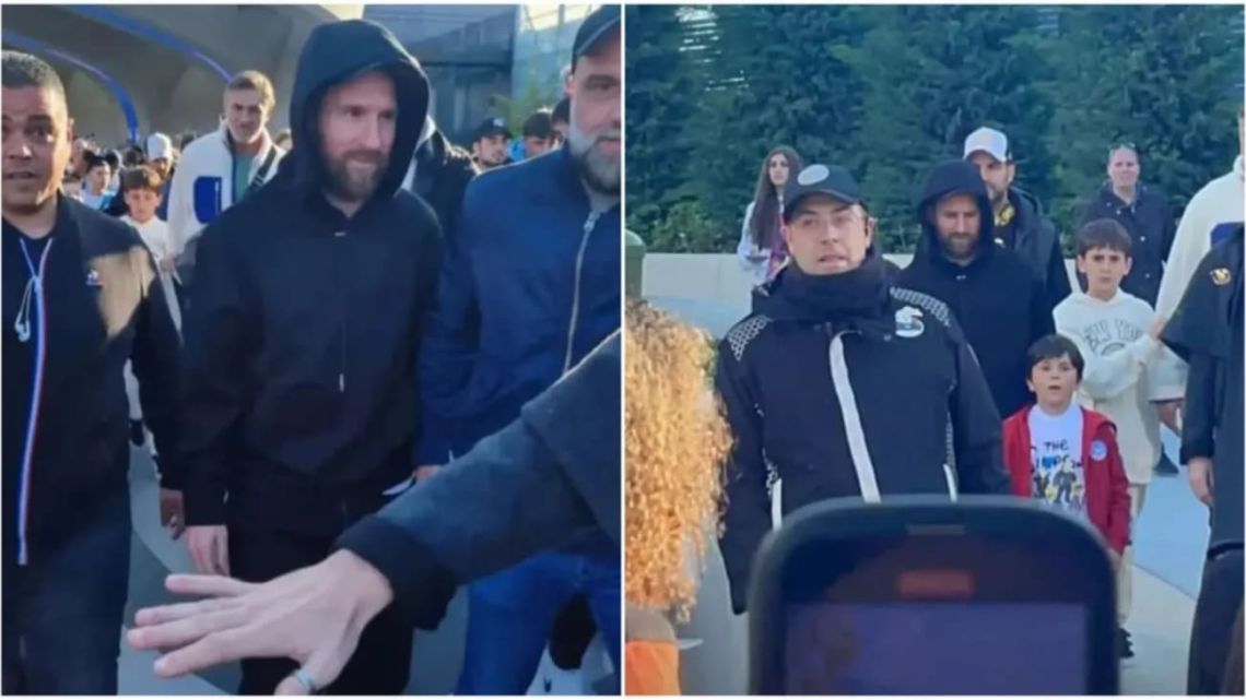 Messi fue a Euro Disney con su familia: quiso camuflarse, lo descubrió y llevó una revolución Messi fue a Euro Disney con su familia: quiso camuflarse, lo descubrió y llevó una revolución