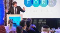Javier Milei en el foro Llao Llao
