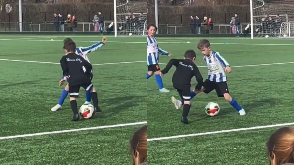 20230418 Amin, el niño de Países Bajos que fue confundido con Mateo Messi.