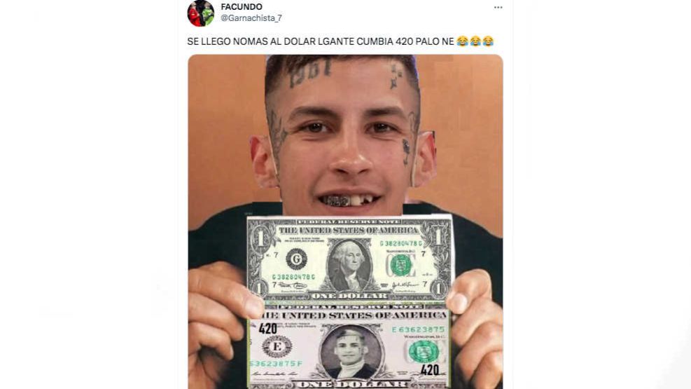Memes del dólar blue a $420 20230418