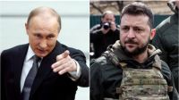 Vladimir Putin y Volodimir Zelenski visitaron a sus tropas en el frente de batalla