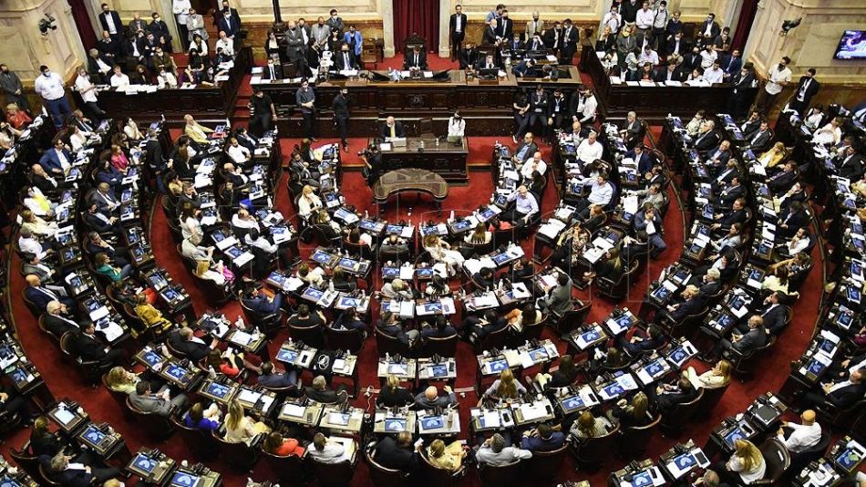 Sesión en Diputados