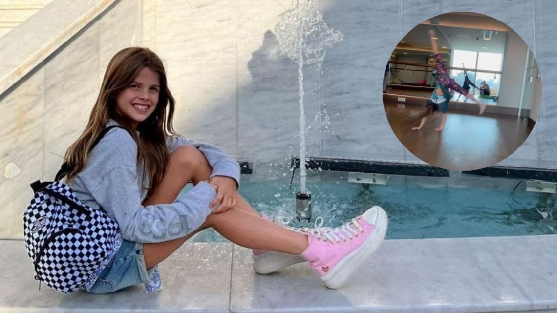 El talento innato de Francesca Icardi para la gimnasia artística | Caras