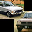 Ford Falcon y Peugeot 504