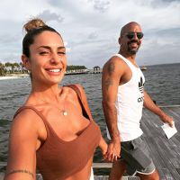 Juan Sebastián Verón y Valentina Martin