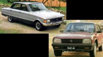 Ford Falcon y Peugeot 504