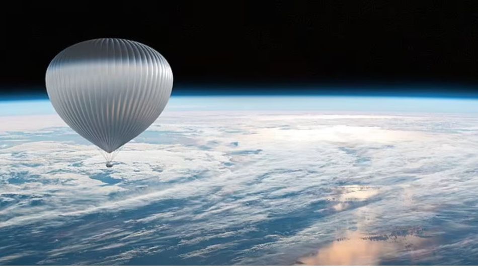 Globo al espacio
