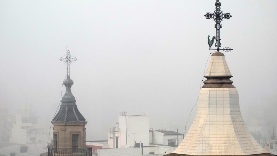 Visibilidad reducida por niebla en la ciudad de Buenos Aires