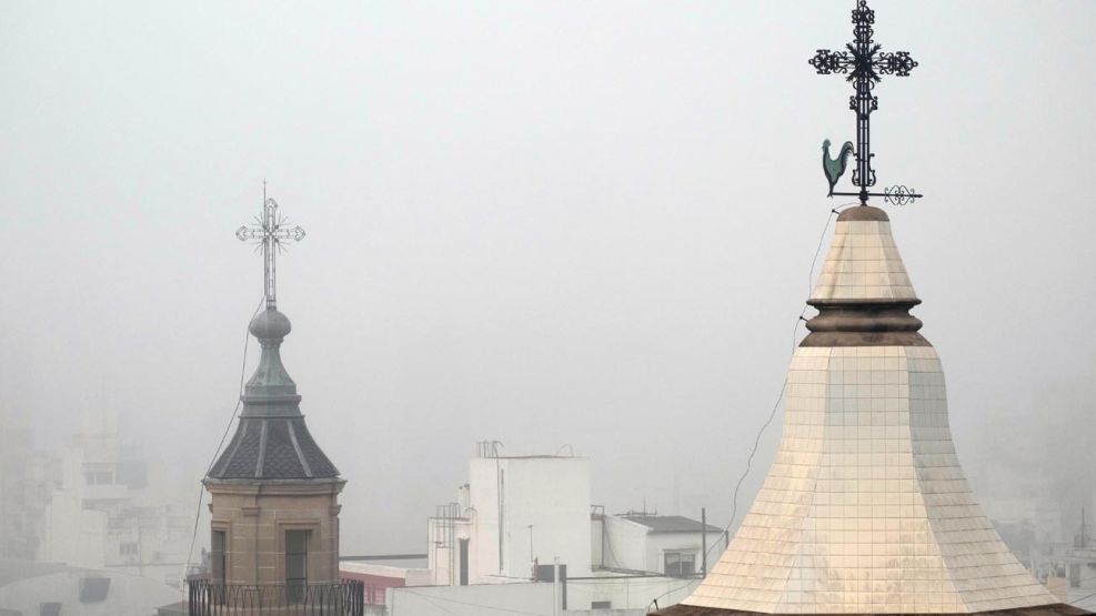 Visibilidad reducida por niebla en la ciudad de Buenos Aires
