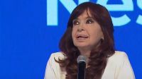 Cristina Kirchner, en el acto en el Teatro Argentino de La Plata.