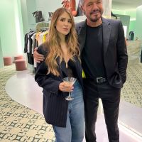 Marcelo Tinelli y su familia en el lanzamiento de la colección masculina de Ginebra