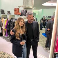 Marcelo Tinelli y su familia en el lanzamiento de la colección masculina de Ginebra