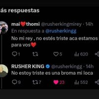 Rusherking lanzó una picante frase tras el estreno de su tema pero aclaró cómo lleva la ruptura con la China