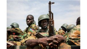 Soldados en Sudán