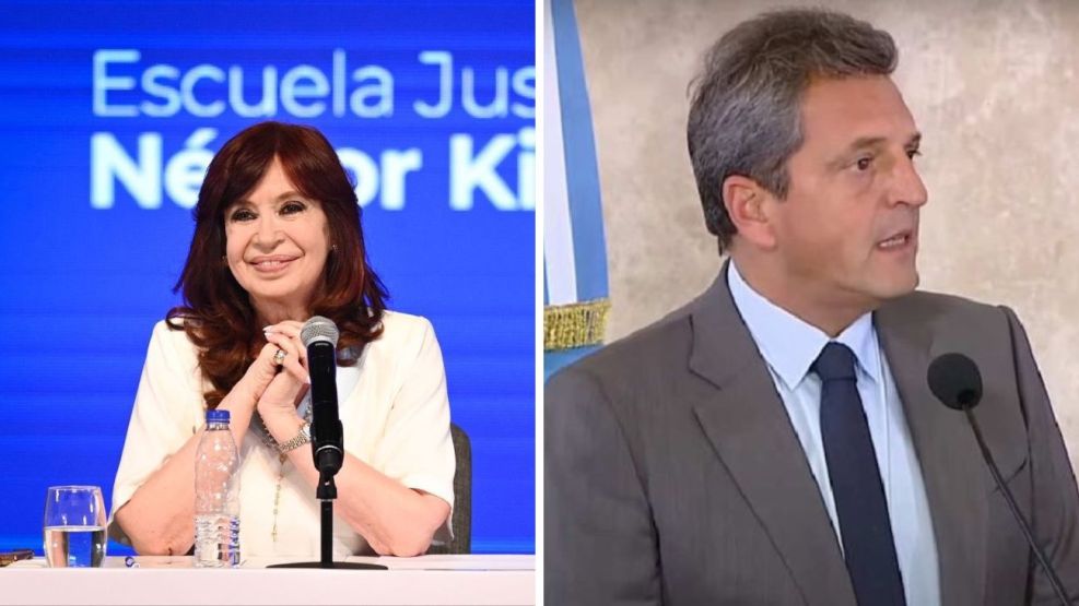 Cristina Kirchner y sy respaldo a Massa