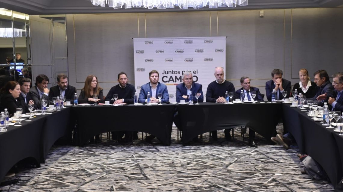 Con críticas al Gobierno, Juntos por el Cambio se reunió para definir las líneas de su programa económico
