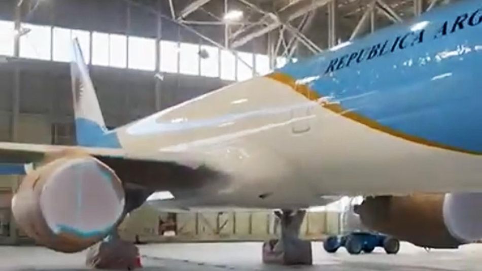 Nuevo Avión presidencial Tango 01