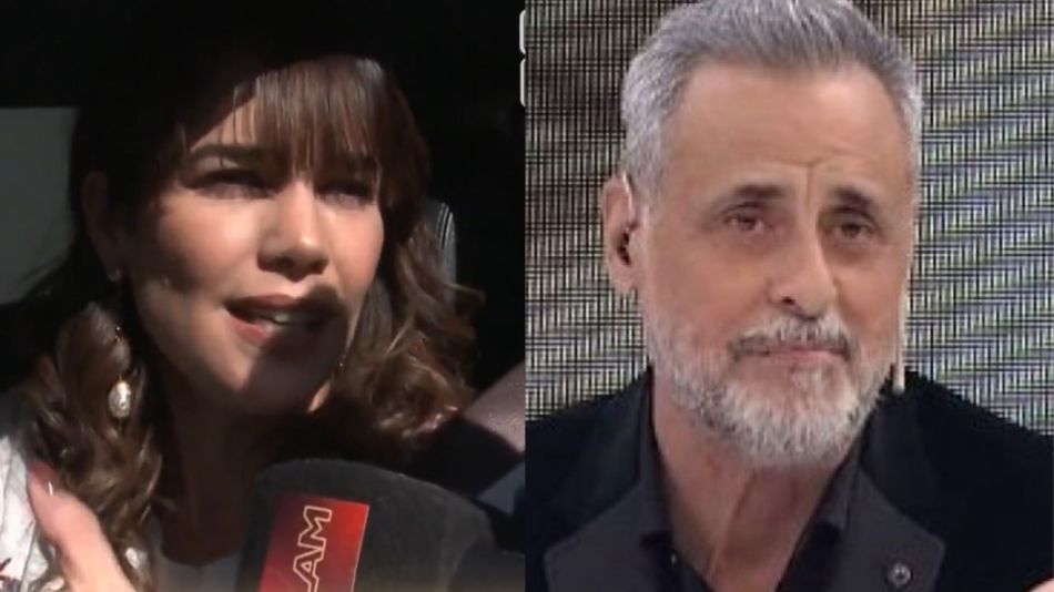 Romina Pereiro y Jorge Rial