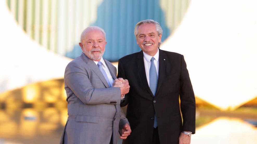 Alberto Fernández con Lula da Silva en Brasil 20230502