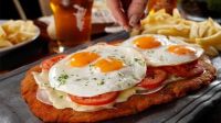 Milanesa a caballo