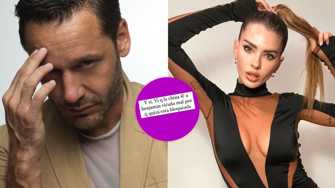 La sobria sospecha de Benjamín Vicuña y un posible «bloqueo» a la China Suárez: «Lo arrobó mal»