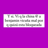 La sospecha sobre Benjamín Vicuña y un posible "bloqueo" a la China Suárez