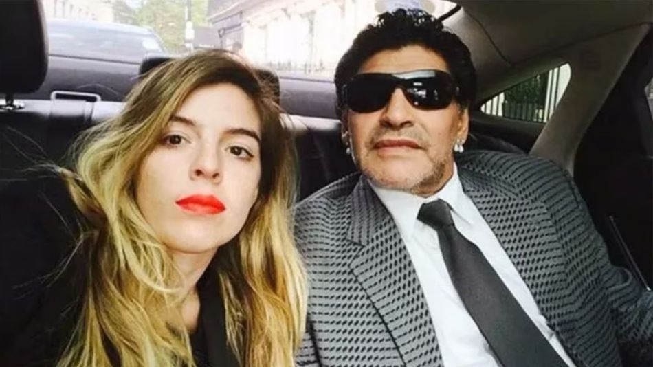 Dalma Maradona y Diego Maradona