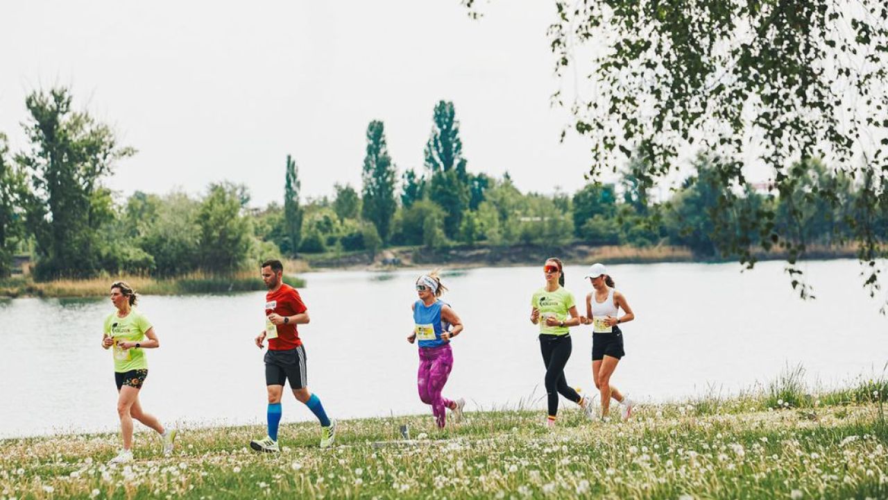 Running and escaping from a digital car in the name of a noble cause