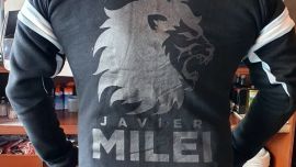 El "león", parte de la simbología Milei.