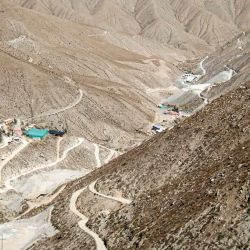 Vista de la mina La Esperanza, donde al menos 27 personas murieron en el distrito de Yanaquihua de Arequipa, sur de Perú. AFP | Foto:AFP