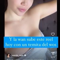 Wanda Nara se mostró muy cerca de Wos en presencia de la China Suárez