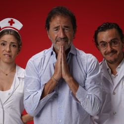 Holter con Martín Seefled Luly Drozdek y Gaston Torello | Foto:CEDOC
