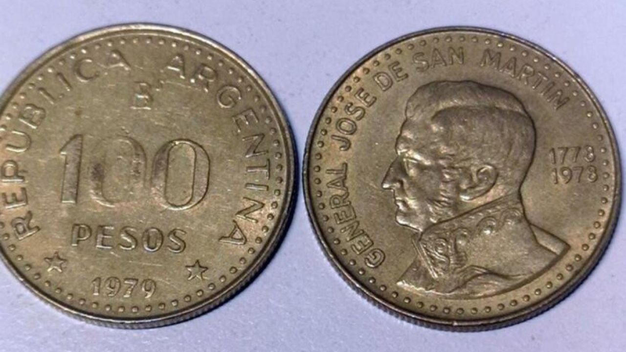 La moneda argentina que se vende por 8 millones | Foto:CEDOC