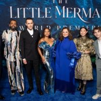 La Sirenita: el vestido con aires de "mar" que lució Halle Bailey para la avant premiere de la película