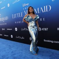 La Sirenita: el vestido con aires de "mar" que lució Halle Bailey para la avant premiere de la película