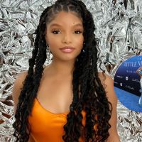 La Sirenita: el vestido con aires de "mar" que lució Halle Bailey para la avant premiere de la película