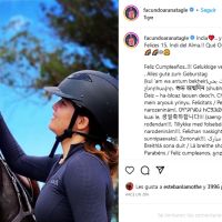 Así está hoy India, la hija de Facundo Arana que cumplió 15 años