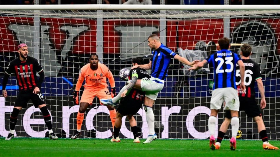 Con Lautaro Martínez, Inter le ganó 2-0 al Milan en la semi