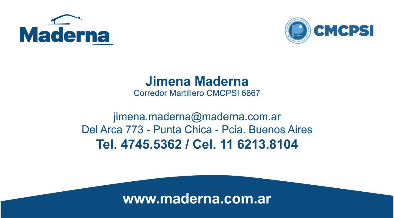 Jimena Maderna - Relaciones Inmobiliarias