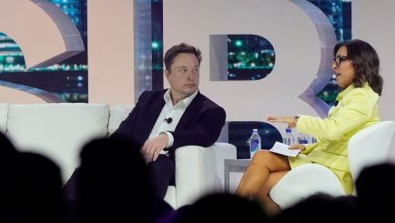 Elon Musk y Linda Yaccarino